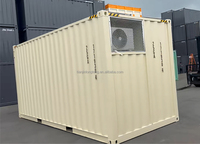 Contenedor Oficina High Cube de 20 pies, Resistente al Viento y a Terremotos, Paredes Aisladas Gruesas, Ventanas con Aire Acondicionado, Instalación Rápida y Duradera