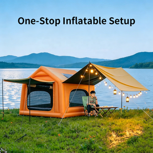 Tente gonflable familiale de luxe, grande, résistante au vent, pour le camping en plein air en 4 saisons, glamping - Product Image 3