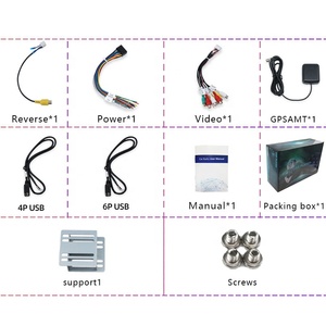 Autoradio Android 9.1 avec écran tactile capacitif 2 DIN de 10 pouces pour <span class=keywords><strong>lecteur</strong></span> <span class=keywords><strong>DVD</strong></span> avec GPS BT WIFI - Universel - 2 Go de RAM DSP et fonctions RVB - Product Image 3