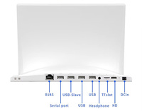 Tablet PC Android 11 de 8 Pulgadas con Forma de L, RK3566 Quad Core, Pantalla Táctil, Batería de 10000 mAh, 4G, 32 GB, Wi-Fi, POE, NFC, RJ45, USB, Kiosco Inteligente POS
