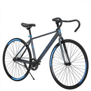 Nouveau style Vélo de course sur route avec cadre en alliage d'aluminium 6061, freins à disque et pédales ordinaires, tailles 50/55/60cm, 700c - Product Image 3