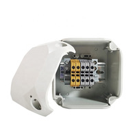 Boîtier de projet électronique étanche à la poussière et à l'eau IP68 en plastique ABS PC, boîte de jonction, norme IEC 060439-1, distribution d'alimentation