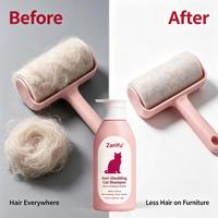 Shampooing Doux et Nourrissant Anti-Chute pour Chats et Chiens Marque Blanche – Formule Réduit la Perte de Poils, Nettoyage en Profondeur pour un Pelage Sain