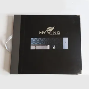 MYWIND Hot Sales New Design New Color Sample Book Cork More Colors Sisal Abaca Wood Veener Choose One Book