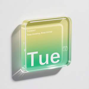 Imanes de Refrigerador con Forma Personalizada Art Deco de 1.96 x 1.96 Pulgadas, Juego de 7 Imanes Acrílicos Coloridos y Divertidos - Product Image 4