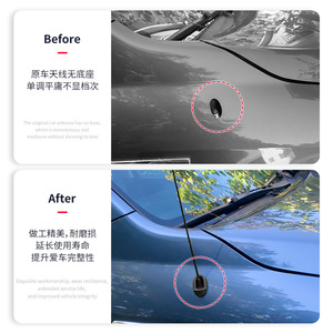 Support d'antenne Toyota Tundra 86392-0C040 en plastique noir, accessoire d'antenne automobile pour modèles 07-18 - Product Image 4
