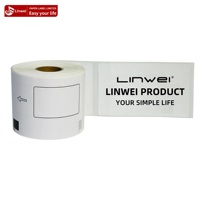 Étiquette d'expédition thermique Dk-1202 DK-11202 compatible Brother pour imprimante QL700/800