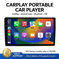 Mobil nirkabel portabel, Navigator USB daya Universal interkoneksi pintar otomatis untuk Apple CarPlay Android kamera cadangan dasbor