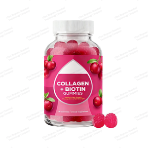 Integratori gommosi vitaminici e biotina per la memoria della salute del cervello supporto per l'immunità per la crescita dei capelli del sonno sapore di mirtillo rosso adulto 60 conteggi - Product Image 5
