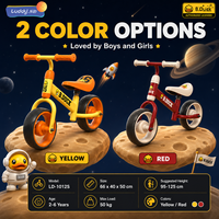 Vélo d'équilibre pour enfants Luddy Wholesale OEM B.Duck, 2,7 kg, léger, sans pédales, vélo d'apprentissage pour tout-petits, pneu EVA de 6 cm de large, 2-6 ans