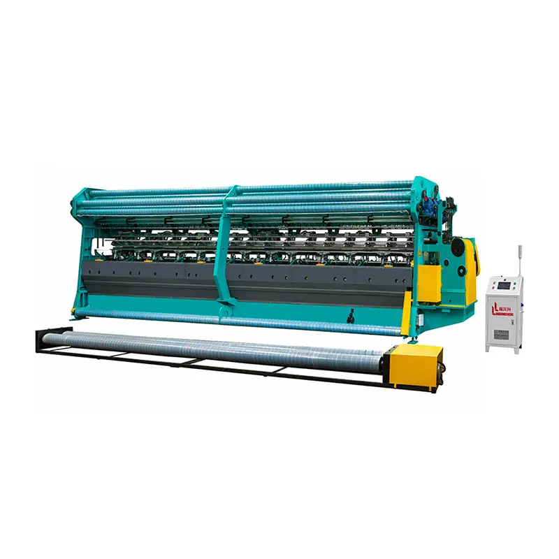 China Changzhou vegetable and fruits packing bag specialized raschel knitting machines with double needle-bar