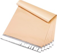 Enveloppes en polyéthylène colorées sur mesure, sacs de courrier en PE rose imprimés avec logo personnalisé, sacs d'expédition en plastique auto-adhésifs pour boutique