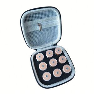 Estuche de Viaje Portátil de EVA para Viales de 3ml/10ml, Estuche de Almacenamiento con 9 Compartimentos para Insulina y Péptidos, Bolsa de Transporte para 9 Botellas - Product Image 2