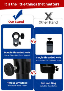 Phổ gấp cánh tay điện thoại di động sửa chữa kính hiển vi Phụ kiện Giữ cát cho kính hiển vi Stereo - Product Image 5