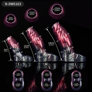 อุปกรณ์ช่วยสำเร็จความใคร่สำหรับผู้ชายแบบสวมใส่ ยี่ห้อ NNSX รุ่น Wholesale Men Wear Hollow Dildos ช่วยเพิ่มความยาวองคชาต พร้อมผิวสัมผัสหยาบแบบนวดหนังศีรษะเต่า - Product Image 1