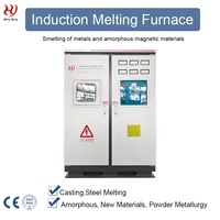 Four à induction pour la fusion de la ferraille de cuivre de 500 kg, 1 T, 15 T, 20 T, 30 T, four de fusion économe en énergie pour la production de billettes et de barres d'armature