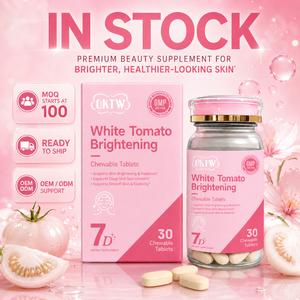 OKTW <span class=keywords><strong>Comprimés</strong></span> à croquer éclaircissants à la tomate blanche, collagène hydratant et raffermissant, <span class=keywords><strong>anti</strong></span>-<span class=keywords><strong>rides</strong></span>, en stock, échantillons gratuits - Product Image 5