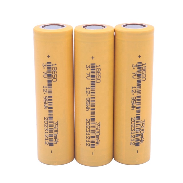 18650 3500mAh 3.6V Rechargeable Lithium Battery Cell