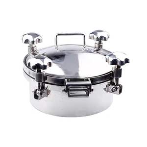 스테인레스 스틸 단조 위생 육각 압력 맨홀 커버 탱크 맨웨이 식품 학년 3 바 JIEXIN 브랜드 1pc 최소 주문 - Product Image 6