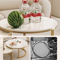 Mini table à thé moderne de haute qualité petits meubles de salon pour la maison canapé côté chambre balcon Table d'angle mobile