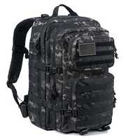 Sac à Dos Tactique Oxford 900D 45L Faible MOQ avec Pochette Molle, Sac d'Assaut pour Camping, Sac à Dos Tactique Randonnée OEM