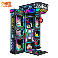 Machine de boxe à monnayeur avec armoire à prix - Jeu de sport d'arcade commercial pour centres commerciaux et parcs d'attractions