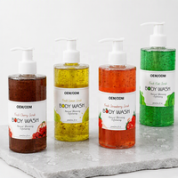 OEM ODM Klantspecifieke Fruit Douchegel Natuurlijke Biologische Hydraterende Verlichtende Body Wash Gel Private Label Huidverzorging Bad- en Douchegel