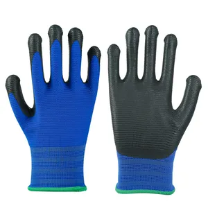 Nitril Gecoat U3 Polyester Handschoenen, Zebra Coating