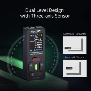 Noyafa เครื่องวัดระยะเลเซอร์ NF-277L บลูทูธ60เมตร100เมตรลำแสงสีเขียว IP54แบบพกพาสำหรับในร่มกลางแจ้ง - Product Image 5