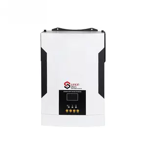 Hybrid 100A Mppt Solar Inverter, Supports 2021 Newest 3.5KW Single Solar Power 220V 24V DC/AC Inverters One Years 98% 9.8KG