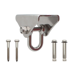 Crochet de suspension en acier inoxydable 304 pour <span class=keywords><strong>plafond</strong></span>, kit de <span class=keywords><strong>fixation</strong></span> murale pour hamac, chaise, yoga, boxe - Product Image 1