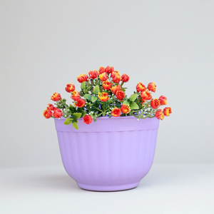 Vaso da Fiori in Plastica per Interni ed Esterni, Design da Appendere <span class=keywords><strong>a</strong></span> Parete, per Giardino, Casa, <span class=keywords><strong>Vivaio</strong></span>, con Base Rinforzata - Product Image 2