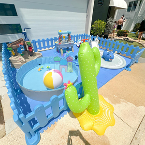 Ngoài trời sân sau nóng mùa hè thời gian mềm chơi thiết bị nước giật gân Pad sân chơi cho trẻ em - Product Image 2