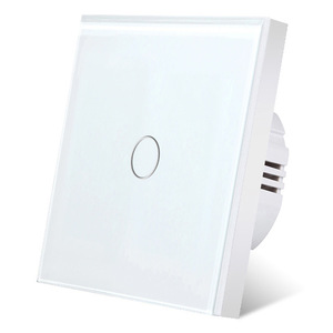 Interruptor táctil inteligente tipo 86 de 1 canal, 10A, IP20, empotrado en la pared para uso doméstico - Product Image 1