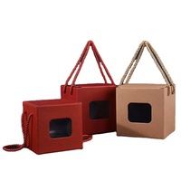 Vente en gros Boîtes d'emballage créatives en kraft pour thé miel Boîte en papier pliage facile de jaune d'oeuf noix pâtisserie biscuits Tasses Boîtes en papier cadeau