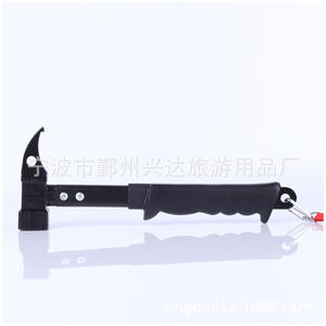 Martillo de camping Xingda de 30 cm de acero inoxidable, herramienta multifuncional para senderismo, montañismo y supervivencia. - Product Image 1