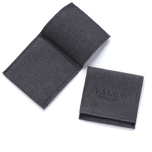 PandaSew Customize logo Printed Microfiber Cloth <b>Gift</b> Packaging for Necklace Ring Jewelry Pouch - Product Image 4