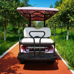 Carritos de Golf Eléctricos Rosados de 6 Plazas Personalizables de Alta Calidad y Carritos de Golf Homologados para Circular por la Calle para Turismo - Product Image 6