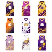 Seragam Jersey Basket QuestLink Kualitas Tinggi Bahan Bernapas Cetak Digital Tanpa Lengan Unisex Dewasa Grosir