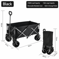 Table pliante en métal extra-large pour camping-car, véhicule de camping, petite remorque, chariot de pique-nique, capacité de charge de 150 kg