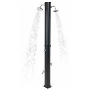 Cyen 2026 Nouveau Design Économie d'Énergie Noir 35 Litres Douche d'Hôtel <span class=keywords><strong>Double</strong></span> pour Deux Personnes Douche de Piscine Extérieure Douche de Jardin - Product Image 2