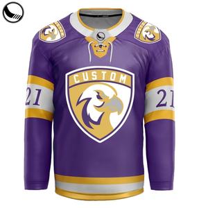 Conception de maillots de hockey junior personnalisés en maille pour équipes, service OEM - Product Image 3