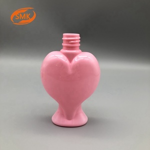 Chai Mỹ Phẩm Tinh Dầu Màu Cam Đỏ Hồng Trong Suốt Tùy Chỉnh 100Ml Bằng Nhựa Hình Trái Tim PET - Product Image 3