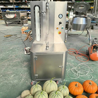 Multifunctionele commerciële fruitenschilmachine, automatische grote meloenenschilmachine voor pompoen, watermeloen, cantaloupe en papaja