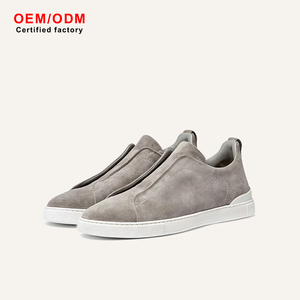 Zapatillas de Alta Calidad de Gamuza Vacuna para Hombre, Minimalistas, de Lujo, Casuales, Cómodas, Impermeables, para Primavera, Oficina y Negocios - Product Image 1