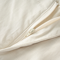Damen High-Waist-Hose mit seitlichem Overlay-Detail, gerades weites Bein, Einzelknopf, Freizeitkleidung, Großhandel, Direkt vom Hersteller