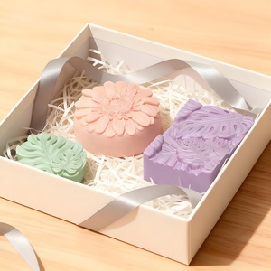 DM1275 해바라기 잎 모양 비누 만들기 실리콘 몰드 DIY 천연 수제 배쓰밤 향초 왁스 공예 도구 - Product Image 6