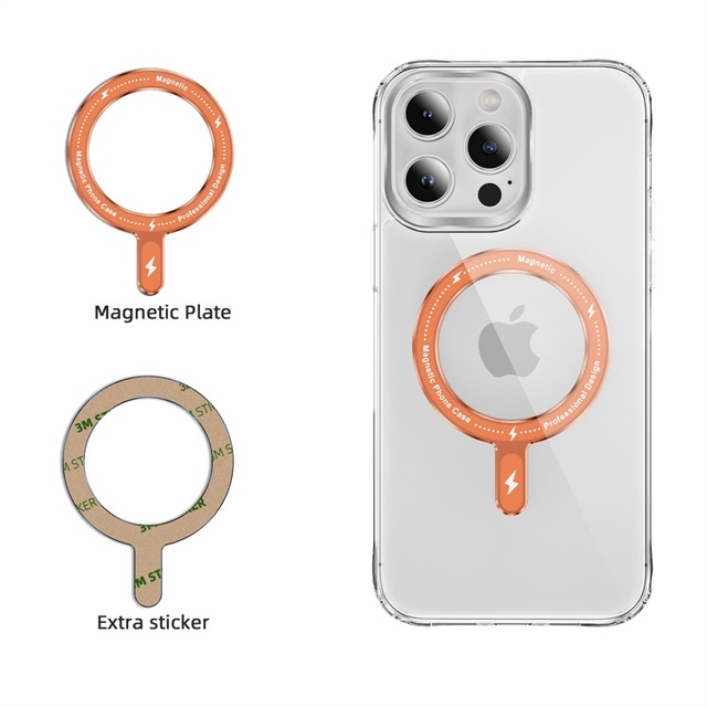 New Design Colorful Super Thin Magnetic Ring Mobile Phone Case for iPhone Accessory with Strong Magnet