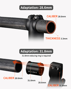 Horquilla Rígida para Bicicleta de Fibra de Carbono TOSEEK, 26/27.5/29 Pulgadas, Freno de Disco Recto, Ligera, 160 mm, MTB XC Trail Racing Competition - Product Image 4
