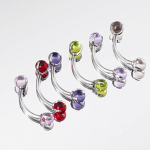 Bijoux de <span class=keywords><strong>piercing</strong></span> en titane G23 : barbell incurvé, <span class=keywords><strong>piercing</strong></span> d'oreille pendante pour sourcil, anneaux flottants pour nombril, labret, boucles d'oreilles pour lobe, anneaux pour sourcil - Product Image 3